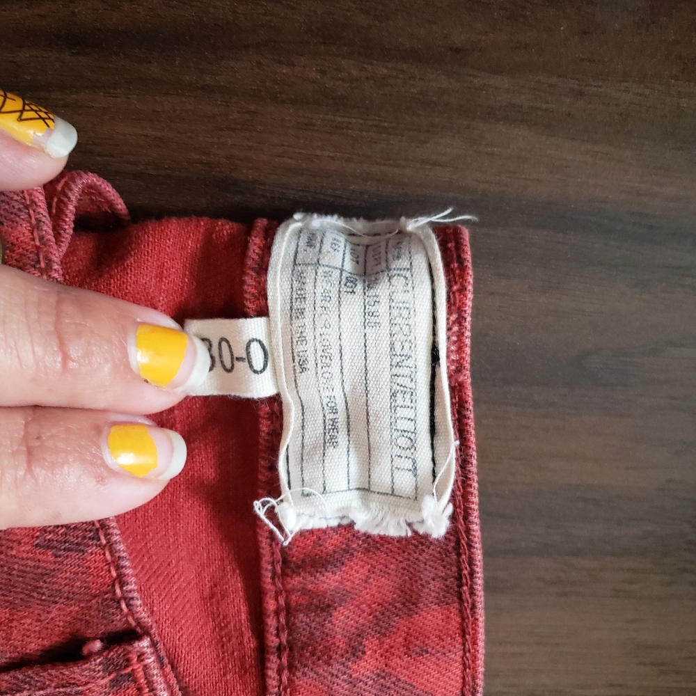 Current Elliott Vintage Python Print Jeans - image 4